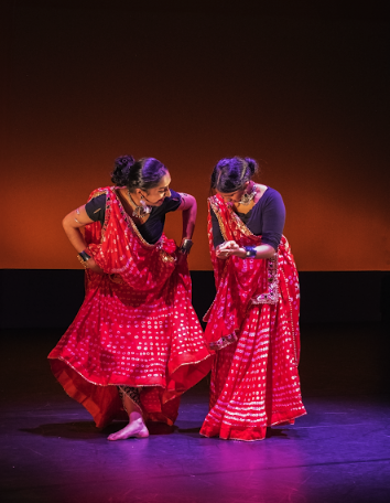 person dancing onstage